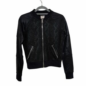 Harley Davidson polyester metallic bomber